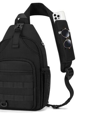 🆕 Sling Crossbody Bag for Men Women, Water-Resistant Large Capacity Shoulder